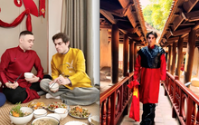 Khách Tây thi nhau diện áo dài dịp Tết cổ truyền Việt Nam, dân tình nức nở bởi một chi tiết