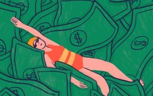 1 sấp tiền rơi xuống dòng nước xiết, 3 người nhìn thấy: Người sớm giàu có cách phản ứng không giống ai