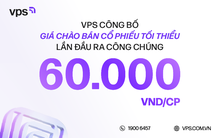 NÓNG: VPS công bố giá IPO 60.000 đồng/cổ phiếu