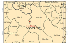 Liên tiếp 7 trận động đất ở Quảng Ngãi trong rạng sáng 13/10