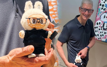 Bức ảnh "Tim Cook khác lạ" đang gây sốt