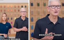CEO Tim Cook bất ngờ tham gia livestream bán iPhone Air ở Trung Quốc