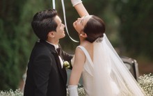 Ảnh cưới đẹp nhất showbiz Việt 2025: Cô dâu Á hậu quá xinh, chồng chủ tịch không chê vào đâu được!