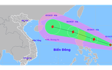 Tin mới về áp thấp nhiệt đới gần Biển Đông