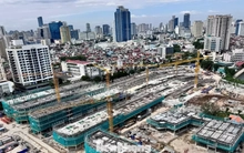 Cận cảnh công trường nghìn tỷ trên khu 'đất vàng' Giảng Võ