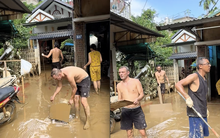 Du lịch Việt Nam đúng đợt mưa bão, khách Tây có thêm trải nghiệm mới: Dân mạng xem vừa buồn cười vừa thích thú