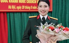 "Bông hồng thép" của điền kinh Việt Nam Nguyễn Linh Na thăng quân hàm thiếu tá