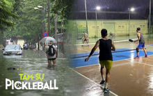 Hà Nội ngập trong mưa nhưng chủ sân pickleball không cho khách hủy lịch: Chuyện vô lý hay “quy tắc” kinh doanh?