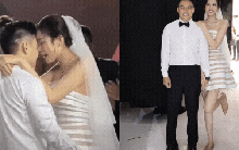 Cận cảnh đôi giày cưới trị giá hơn 30 triệu của Đỗ Hà: Cách cô dâu thể hiện sự tinh tế với chồng doanh nhân