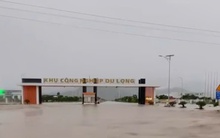 Khu công nghiệp Du Long chìm trong biển nước, 6.000 công nhân phải nghỉ việc