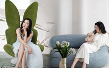 Chịu chơi nhất showbiz: Sofa "vô cực", đảo bếp đá quý chỉ là chuyện nhỏ, chi tiết đắt giá này trong biệt thự 6 tầng 666m2 của Lâu Nghệ Tiêu mới khiến người xem lụi tim!