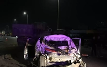 Hà Nội: Tai nạn liên hoàn giữa 5 ô tô, hai người bị thương