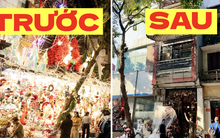 Cảnh tượng tại "phố Noel" trên Hàng Mã lúc này