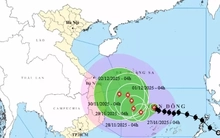 Bão số 15 diễn biến bất ngờ, mạnh lên 4 cấp