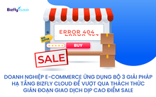 Cách doanh nghiệp e-commerce và thách thức gián đoạn giao dịch dịp cao điểm sale