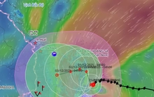 Bão có khả năng đổ bộ đất liền Bình Định – Phú Yên cũ