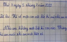 Bài văn tả con vật của học sinh tiểu học khiến cô giáo đọc xong chỉ biết lắc đầu: "Cho em 1 điểm viết, 9 điểm thật thà"