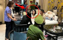 Đoàn Di Băng mếu máo, nắm chặt tay Nguyễn Quốc Vũ khi công an khám nhà, bắt tạm giam