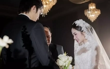 Ngọc Huyền liên tục khóc trong đám cưới với Đình Tú