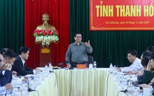 Thủ tướng Phạm Minh Chính làm việc với Thường trực Tỉnh uỷ Thanh Hóa