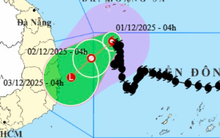Bão số 15 sắp đổi hướng di chuyển, hướng vào từ Gia Lai - Khánh Hoà