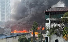 Ảnh, clip hiện trường vụ cháy nhà máy bia Hà Nội Habeco