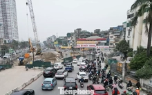 Được yêu cầu dỡ rào trước 25/12, hầm chui Vành đai 2,5 đang thi công ra sao?