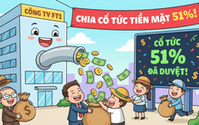 Một công ty chốt danh sách trả cổ tức tiền mặt "khủng" tỷ lệ 51% vào ngày mai
