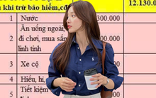 Bảng chi tiêu bị nhận xét "bất thường" của cô gái lương 12 triệu