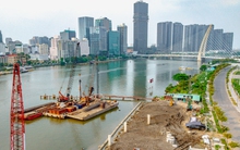 Ngắm công trường xây dựng cầu gần 1.000 tỷ là món quà của Nutifood tặng TP.HCM