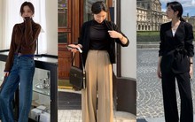 Quần ống rộng vốn đã sang nhưng mặc theo 5 công thức này lại càng thêm đẳng cấp
