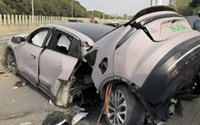 Gãy đôi sau khi tai nạn, mẫu xe điện Trung Quốc gây bất ngờ vì pin không phát nổ