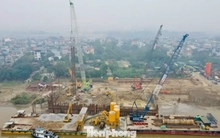 Toàn cảnh dự án cầu Tứ Liên gần 20.000 tỷ sau 7 tháng triển khai