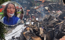 Toàn cảnh hiện trường vụ cháy chợ Xanh ở Hà Nội: Tiểu thương bàng hoàng bật khóc vì cả tỷ tiền hàng Tết vừa nhập đã hóa tro