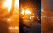 CLIP: Cục sạc dự phòng điện thoại gây cháy đỏ rực xưởng gỗ, thiệt hại lớn