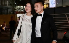 Quang Hải tay trong tay Chu Thanh Huyền, Hoàng Đức bảnh bao tại thảm đỏ Gala trao giải Quả bóng vàng Việt Nam 2025