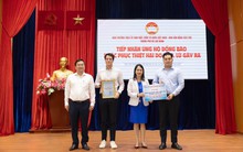 Danone Việt Nam trao tặng 90.000 hộp sữa nước cho trẻ em vùng lũ