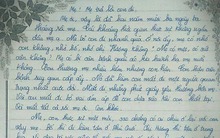 Bức thư nữ sinh gửi mẹ khiến ngàn người rơi nước mắt: "Hơn 1 năm trước con cũng được vậy mà, sao bây giờ chỉ còn mỗi con thôi"