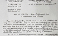 Hội đồng xổ số kiến thiết miền Nam có thông báo khẩn về thị trường kinh doanh vé số