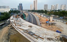 Nhiều lần bị 'tuýt còi' do chậm tiến độ, nút giao 3.400 tỷ TP.HCM hiện ra sao?