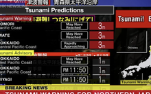 Nhật Bản động đất mạnh nửa đêm, cảnh báo sóng thần