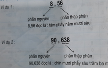 Tranh cãi cách đọc số 8,56: 'Tám phẩy năm mươi sáu' hay 'tám phẩy năm sáu'?