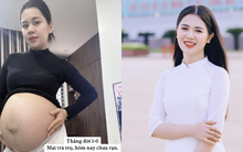 Hoa khôi đại học Vinh lấy chồng cầu thủ, bất ngờ tung ảnh bụng bầu sắp sinh, nhan sắc thay đổi khó nhận ra