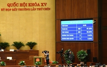 Quốc hội thông qua Luật Tổ chức Chính phủ (sửa đổi), có hiệu lực từ 1/3