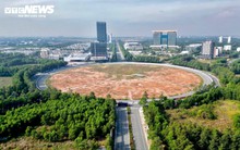 Cận cảnh 'siêu vòng xoay' 2.400 tỷ đồng chứa ga metro ở Bình Dương