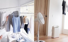 Mẹo phơi khô quần áo, vượt qua trời nồm của các bà nội trợ: Tận dụng cầu thang, lối đi và hiệu quả bất ngờ!