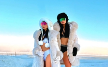 2 siêu mẫu Việt 47 tuổi sang Nga du lịch, khoe cơ thể gợi cảm giữa hồ tuyết trắng: "Đúng là... điên thật"