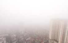 Hà Nội mờ mịt sương từ sáng đến trưa, ô nhiễm không khí thứ 2 thế giới