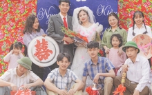 Bộ ảnh cưới 'thời ông bà anh' của cặp đôi Bắc Giang gây sốt mạng