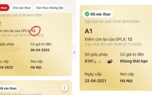 Xuất hiện thủ đoạn lừa đảo mới cài đặt cấp 12 điểm giấy phép lái xe